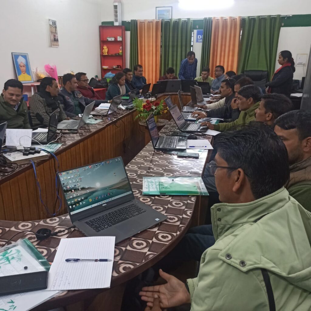 Second day of cyber security training at diet tehri