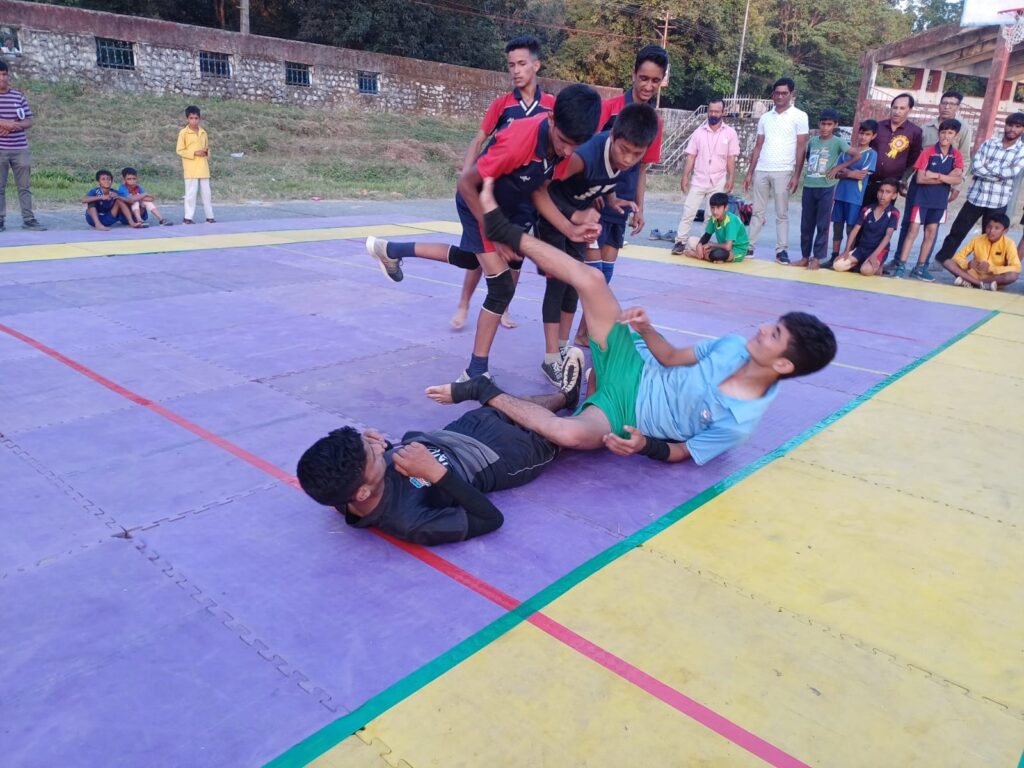 Second day of district level sports meet