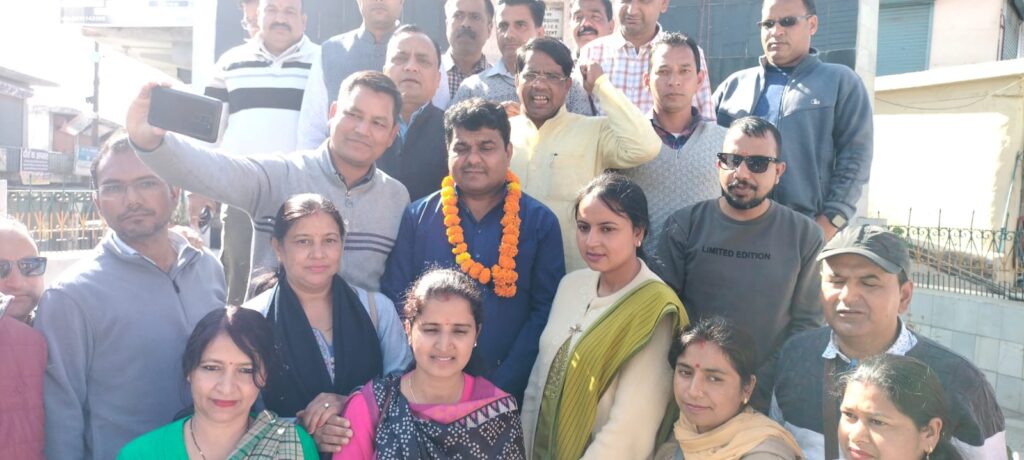 Nmops president vijay kumar bandhu at new tehri