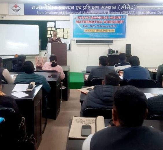 State resources group mathematics workshop organised by scert uttarakhand