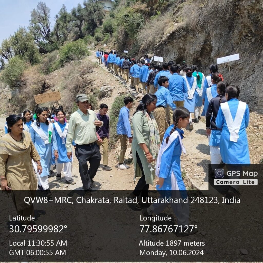Summer camp at gic kharoda Chakrata