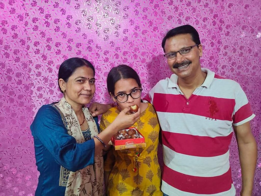 Anushka rana got first rank in state state board intermediate examination