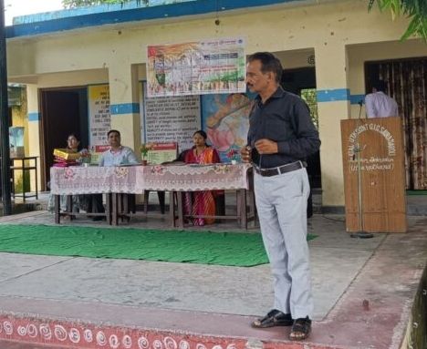 Vigilence awareness and drawing competition organised bu ubi in au saura saroli