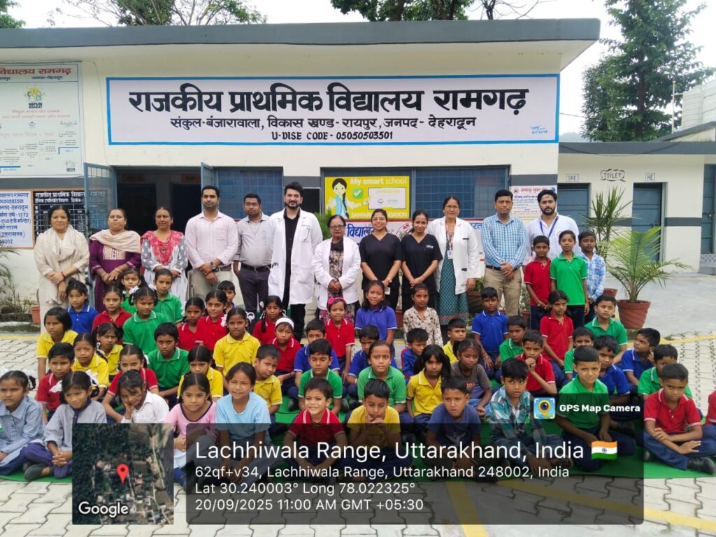 Swasth nari sashakt parivar health awareness programme at gps ramgarh